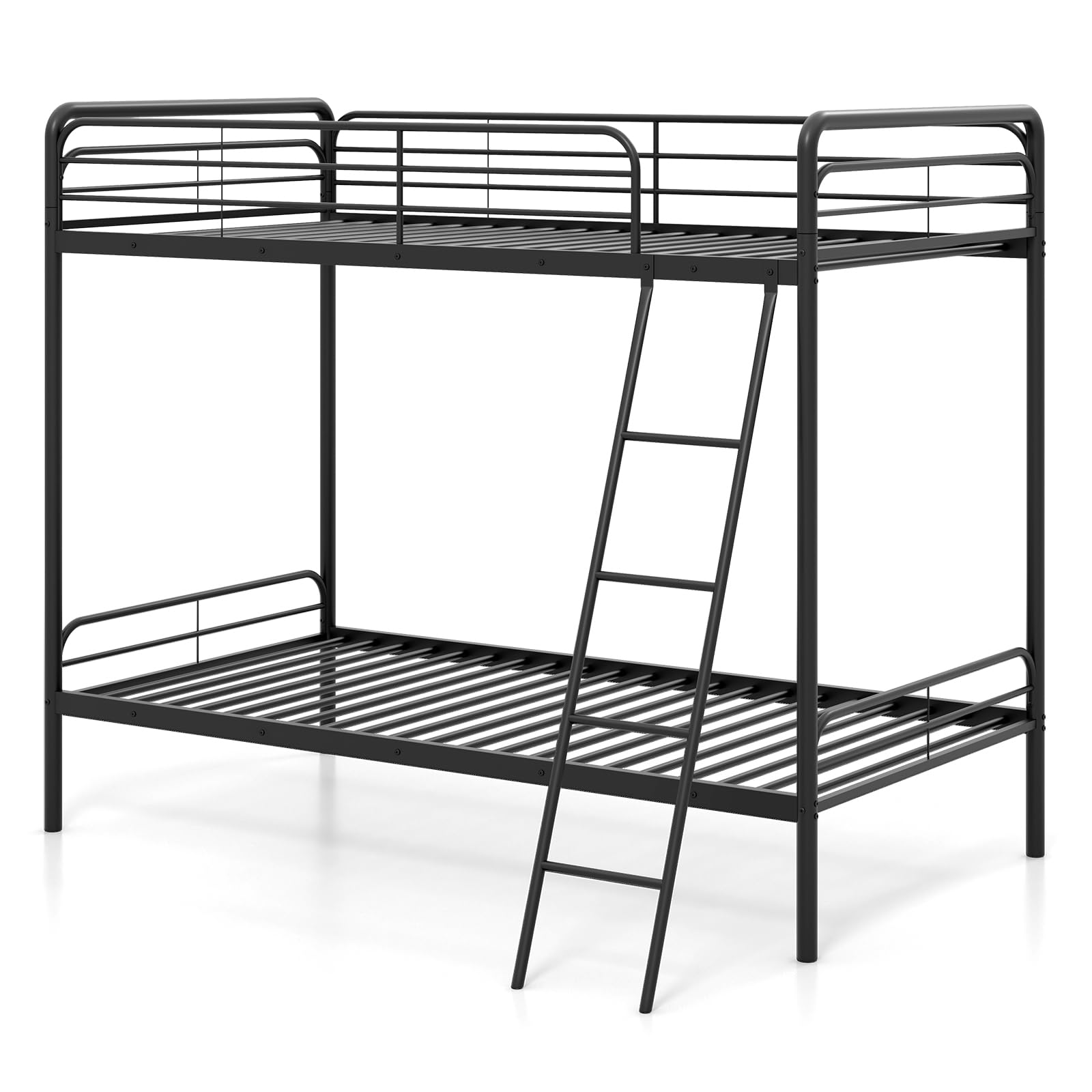 KOMFOTT Metal Twin Over Twin Bunk Bed