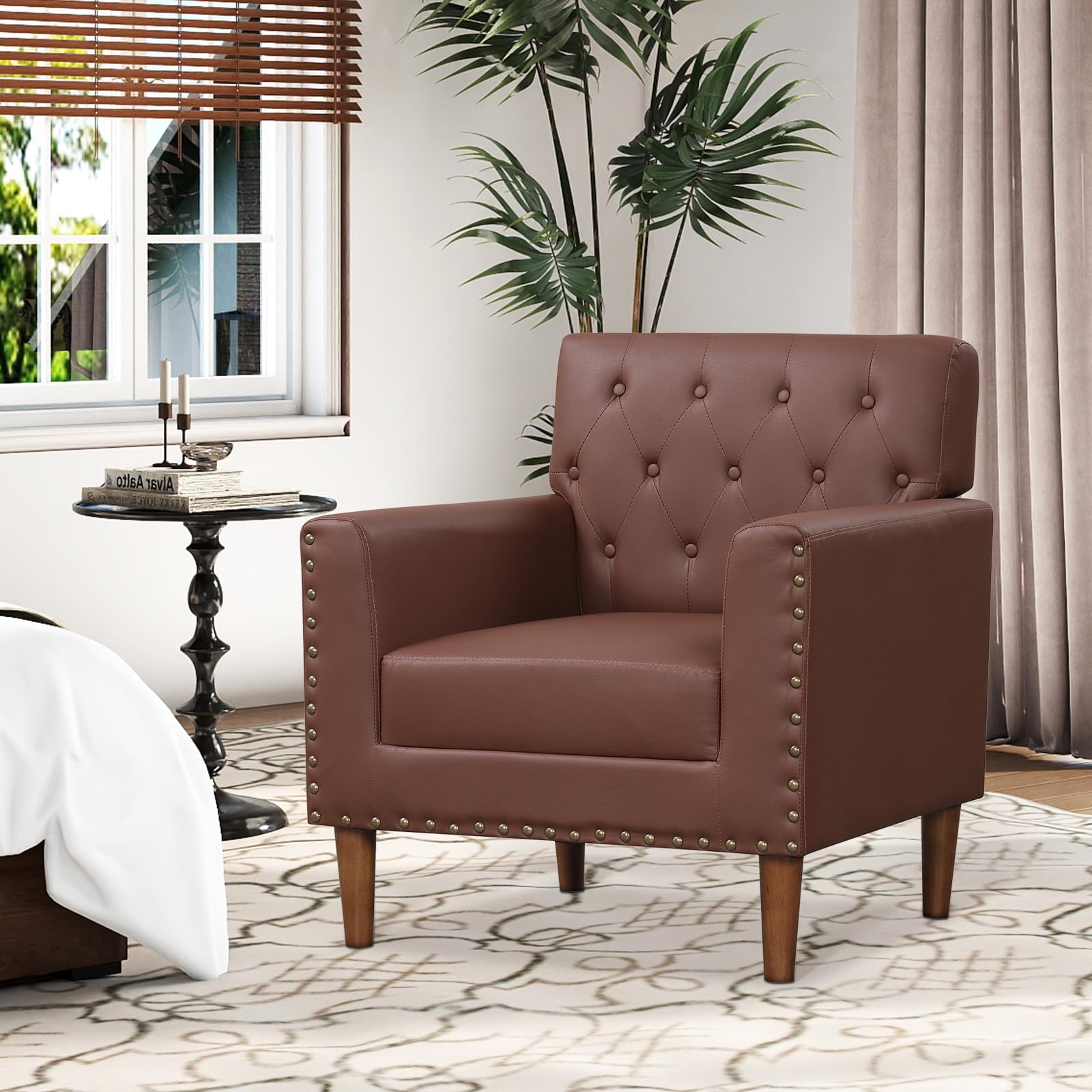 KOMFOTT Mid Century Modern Accent Chair