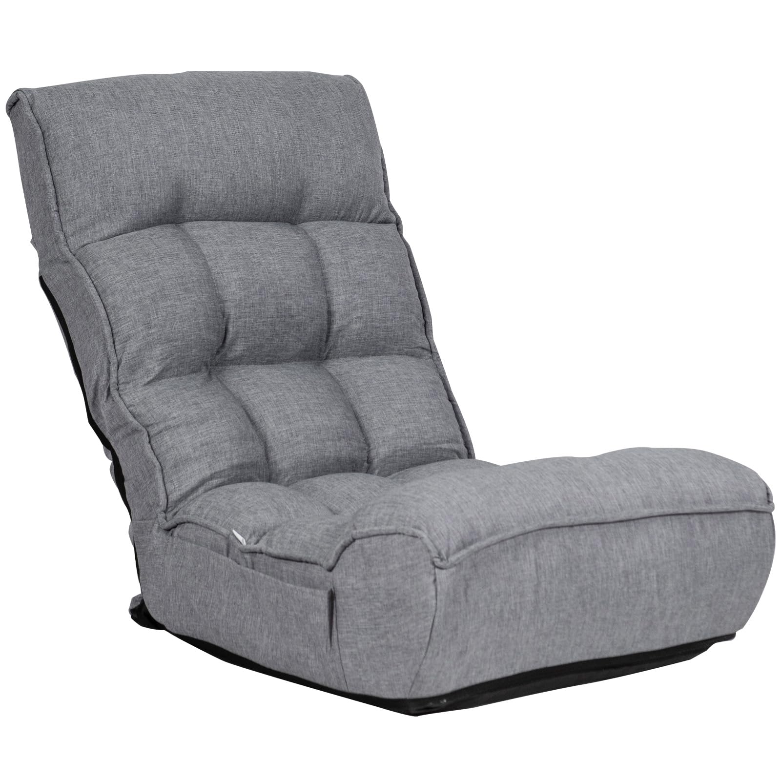 Folding Floor Gaming Chair Sleeper 4-Position Adjustable Folding Floor Gaming Chair Sleeper 4-Position Adjustable