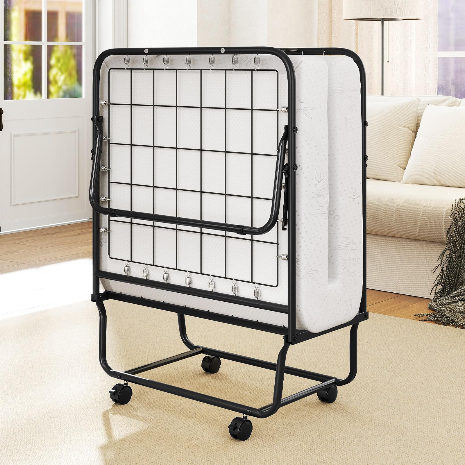 KOMFOTT Folding Bed with Mattress(Small Single)