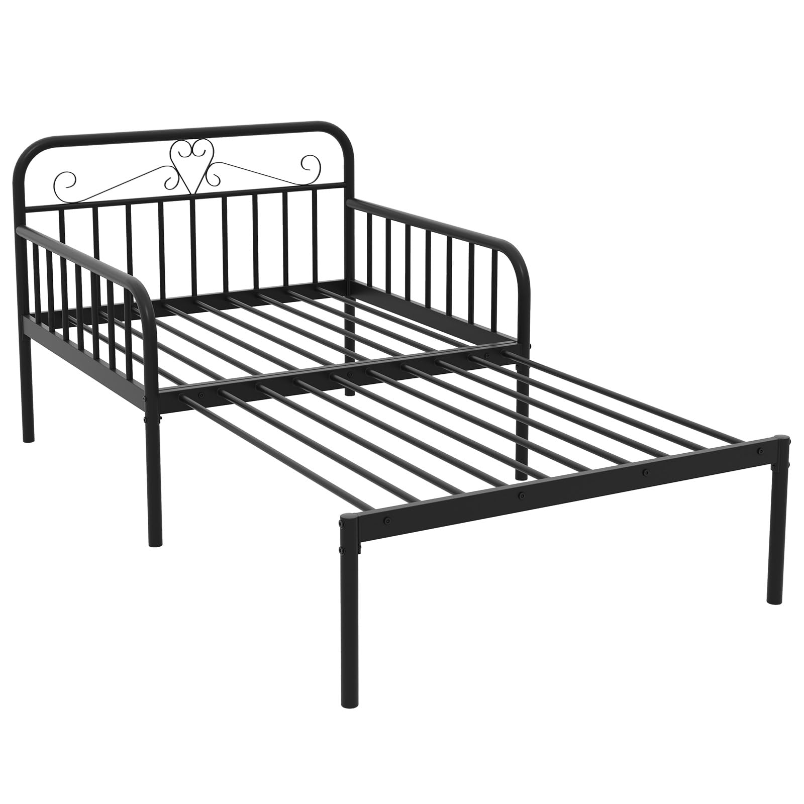 KOMFOTT Twin Size Metal Daybed Heavy Duty Slats Support Sofa Bed