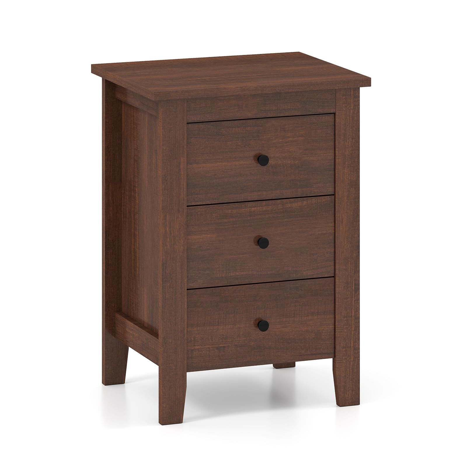 KOMFOTT 3 Drawers Nightstand Set of 1/2（18" x 14.5" x 26"）