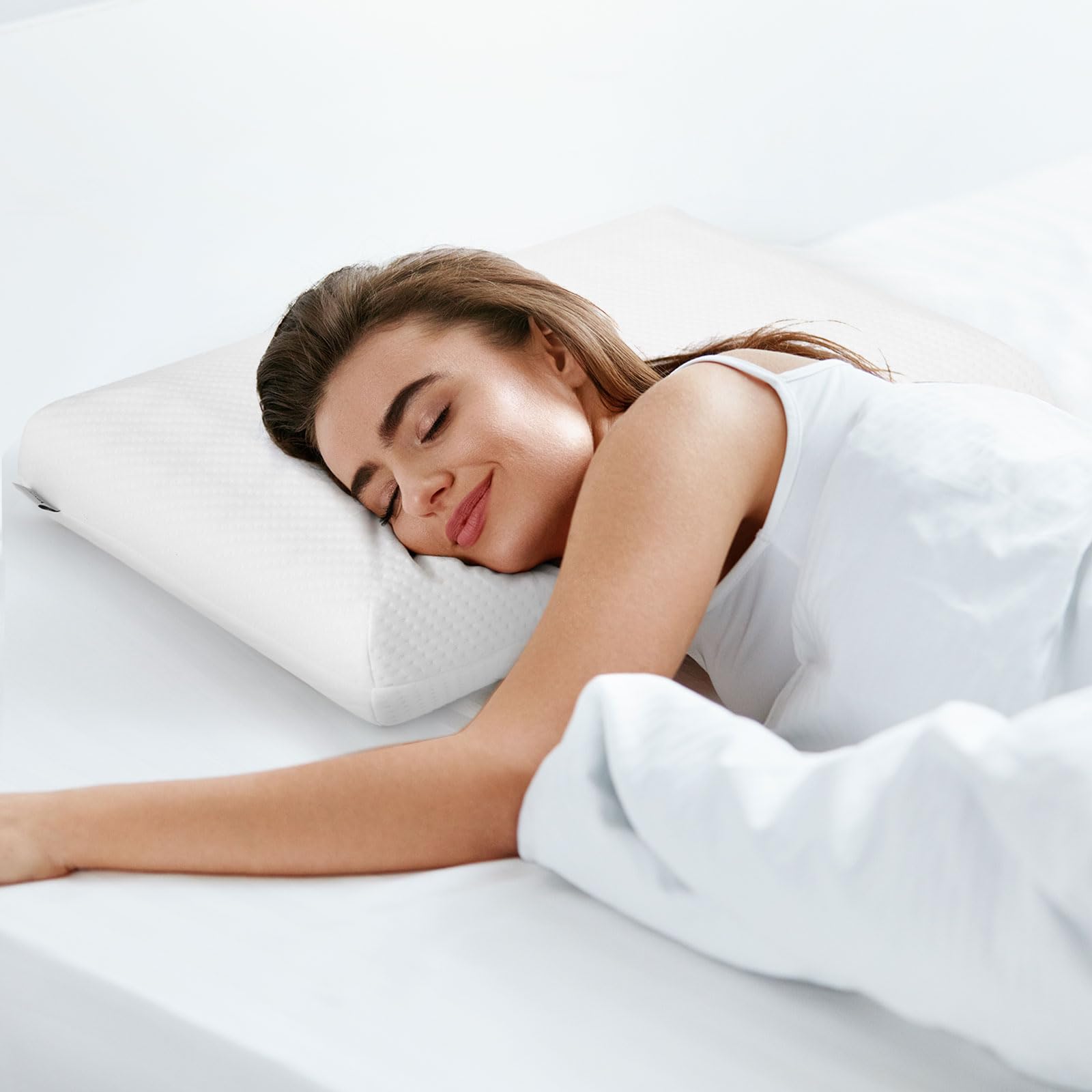 KOMFOTT Gel Memory Foam Pillows Set of 2（Gel Memory Foam）