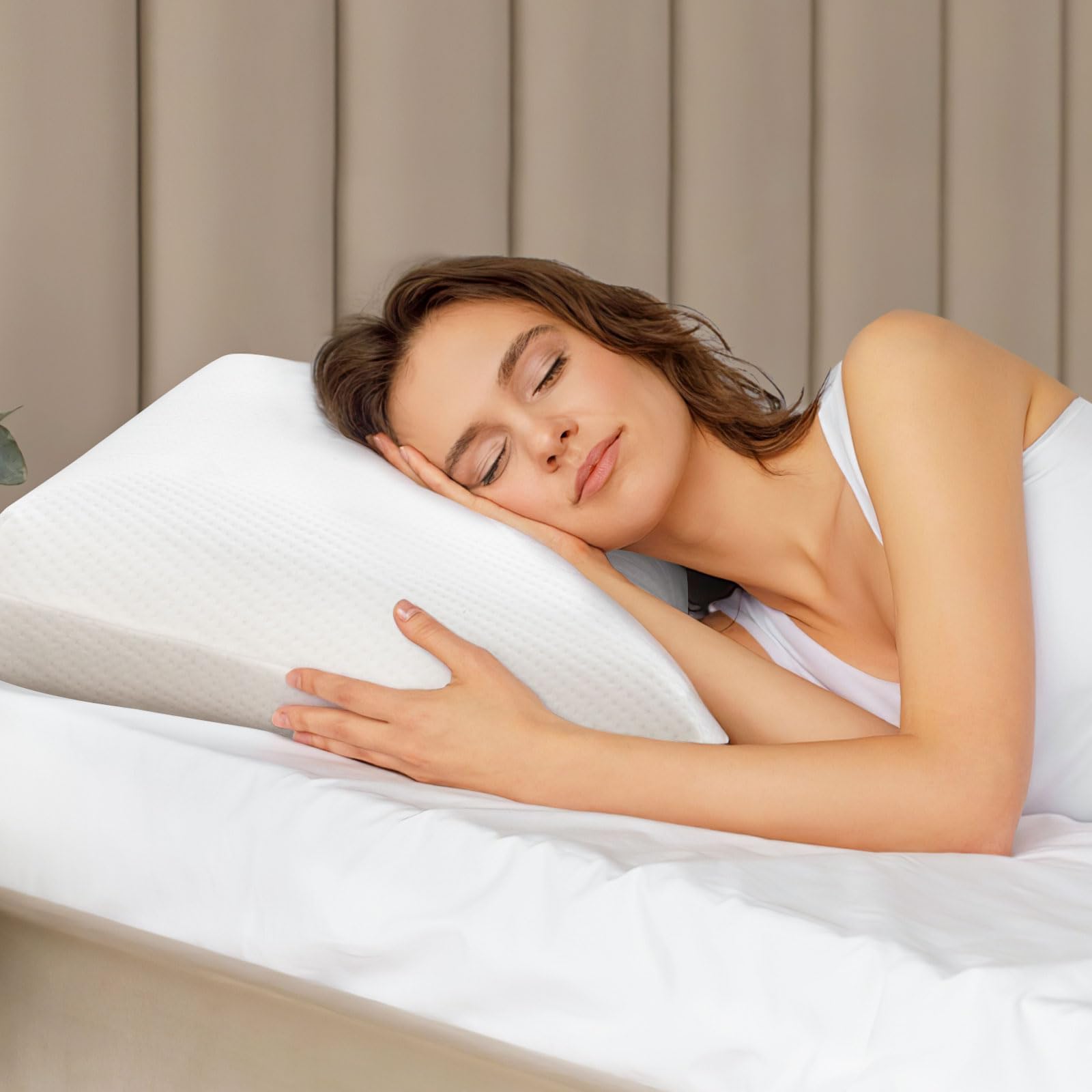 KOMFOTT Charcoal Memory Foam Pillows Set of 2（Charcoal Memory Foam）