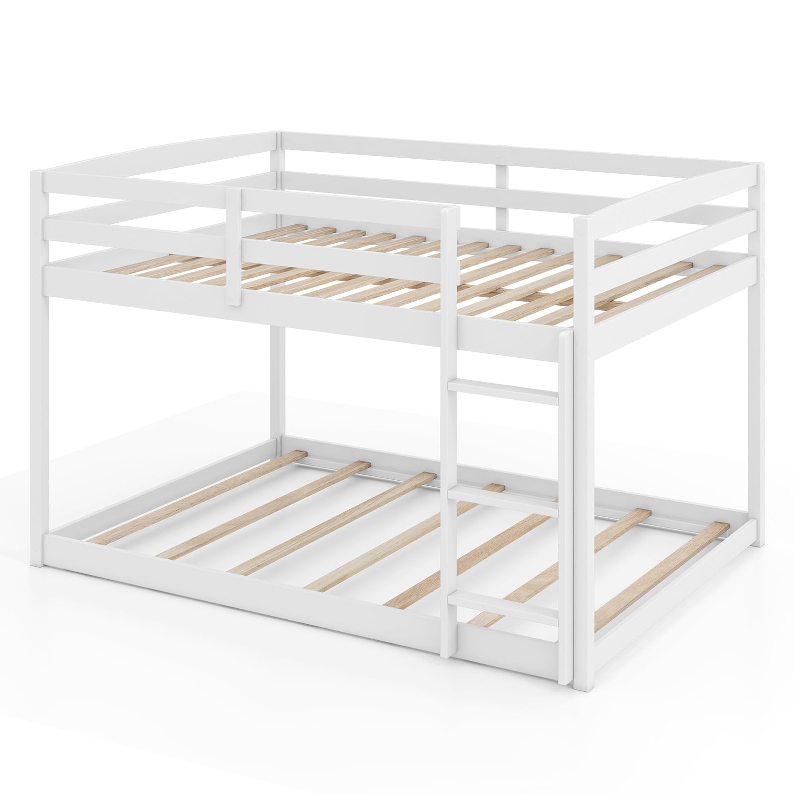 KOMFOTT Low Bunk Bed Full Over Full