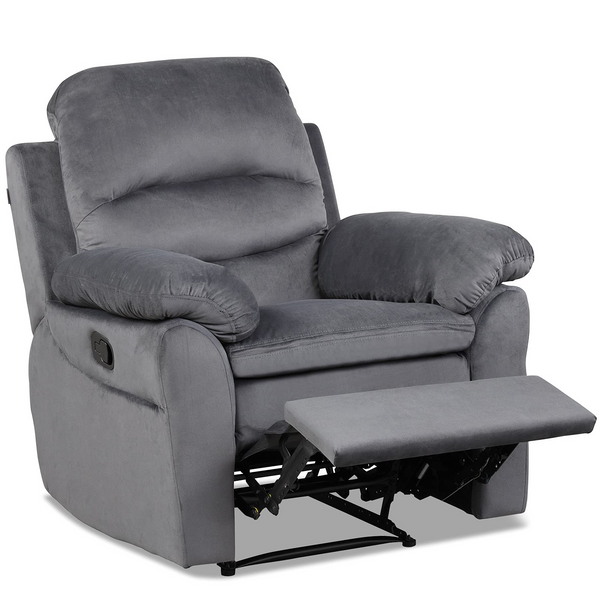 Komfott Recliner Chair, Manual Reclining Chair w/Big Armrests