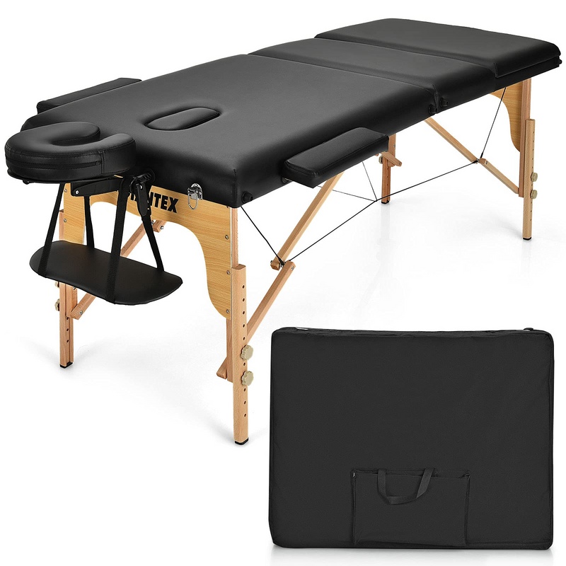 Professional Massage Bed Height Adjustable with Carry Case