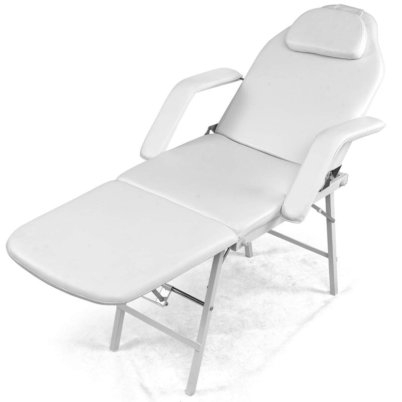 73" Portable Tattoo Parlor Spa Salon Facial Bed Beauty Massage Table Chair