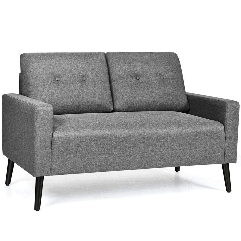 Modern Gray 55" Upholstered Sofa Couch for Living Room