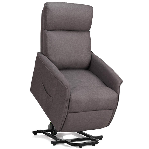 Komfott Electric Power Lift Chair Recliner Sofa Chair, with Fabric Padded Seat
