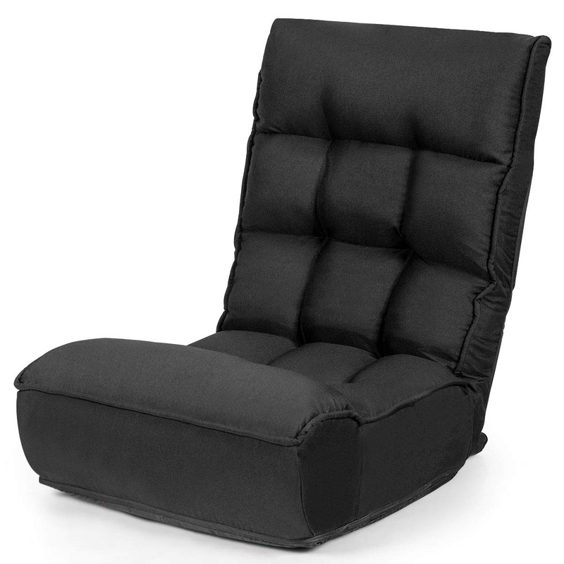 Folding Floor Gaming Chair Sleeper 4 Position Adjustable KOMFOTT