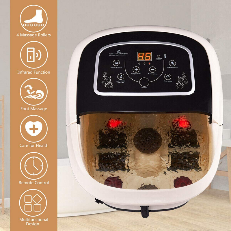 All in One Deep Foot Massager for Home Salon with Digital Tem/Time Set