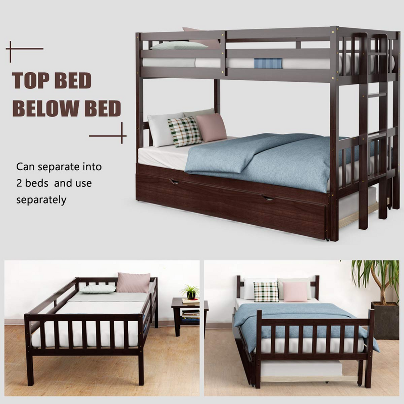 Bunk beds that can be outlet separated