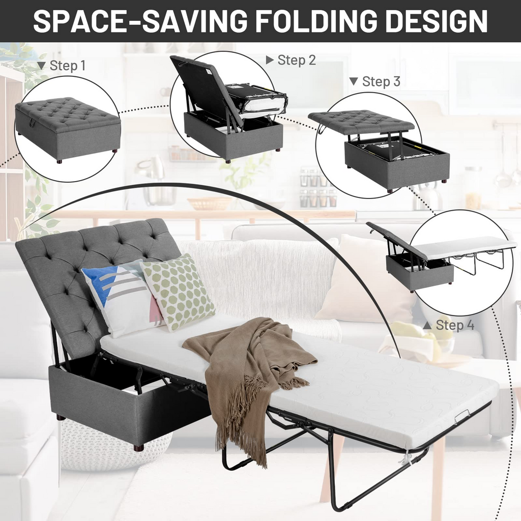 Chair discount guest bed