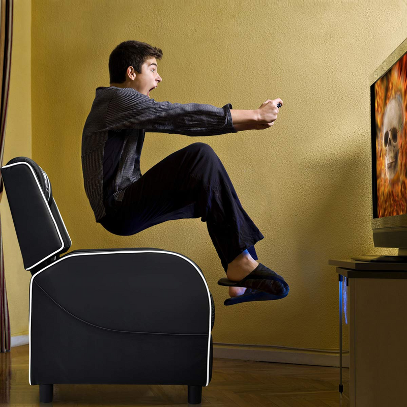 KOMFOTT Floor Chair, 14-Position Adjustable Floor Chair with Back