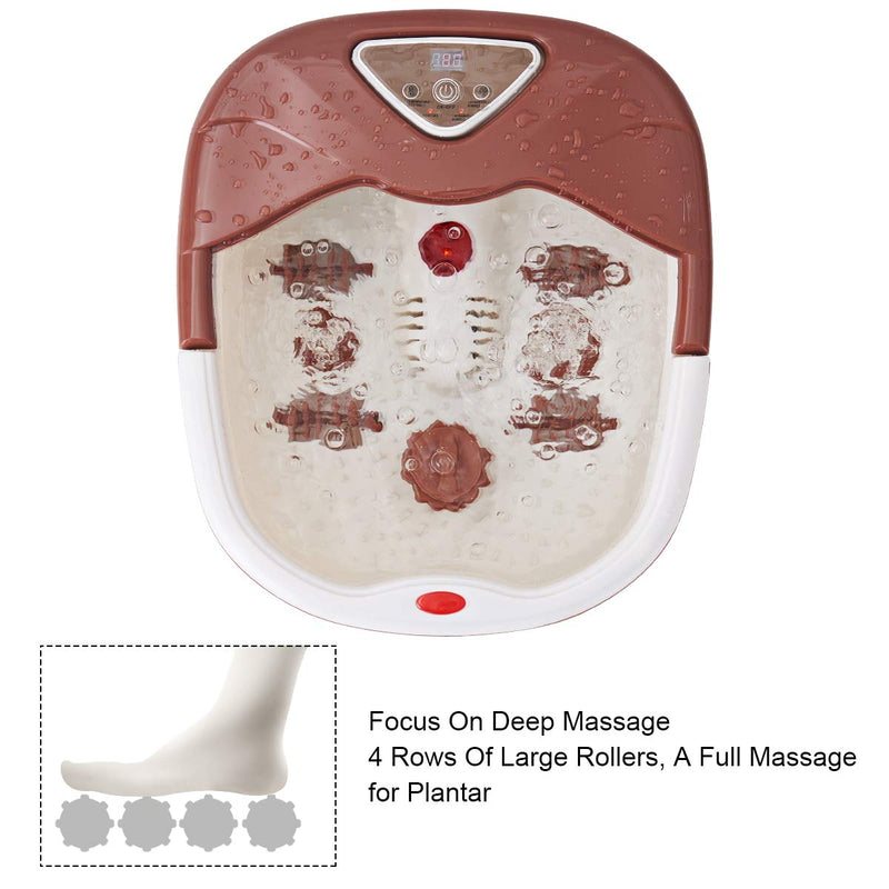 Pedicure Foot Massage Tub with 4 Massage Rollers for Salon or Home Use